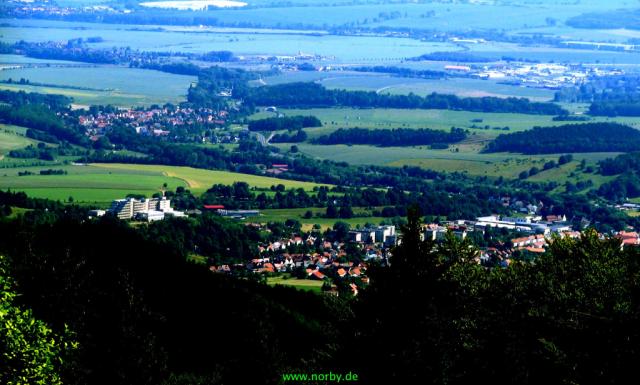 Tabarz aufgenommen vom Groem Inselsberg aus.